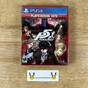 Persona 5 Sony Playstation 4 PS4 Video Game Atlus NEW SEALED